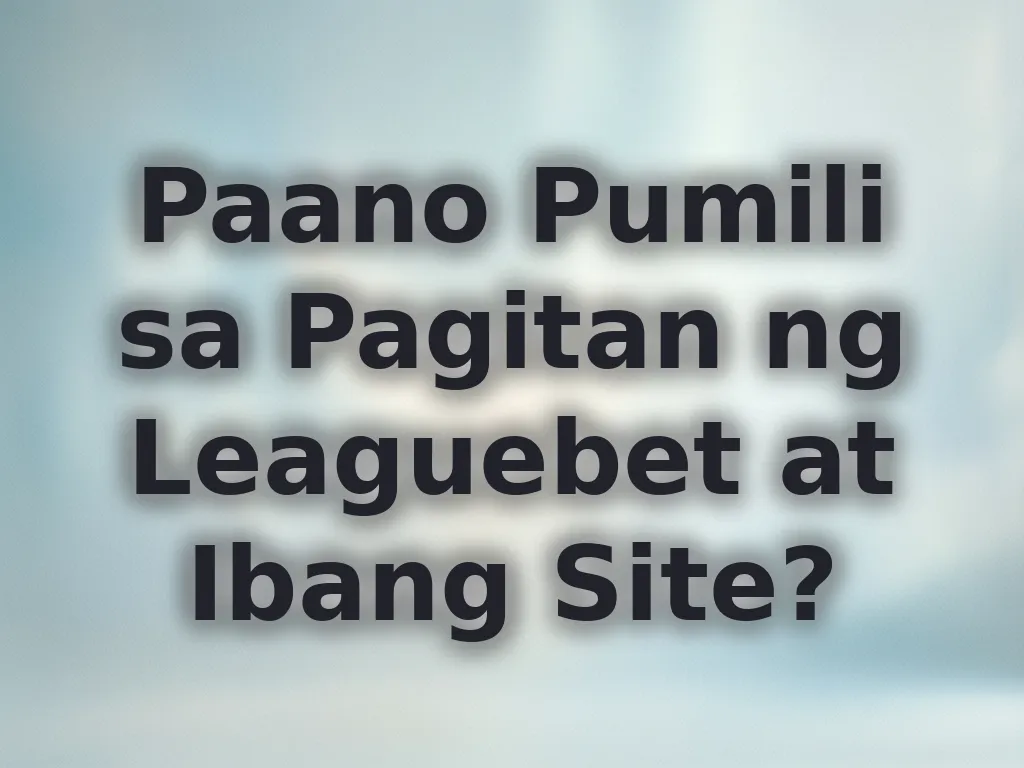 Choosing the best casino
